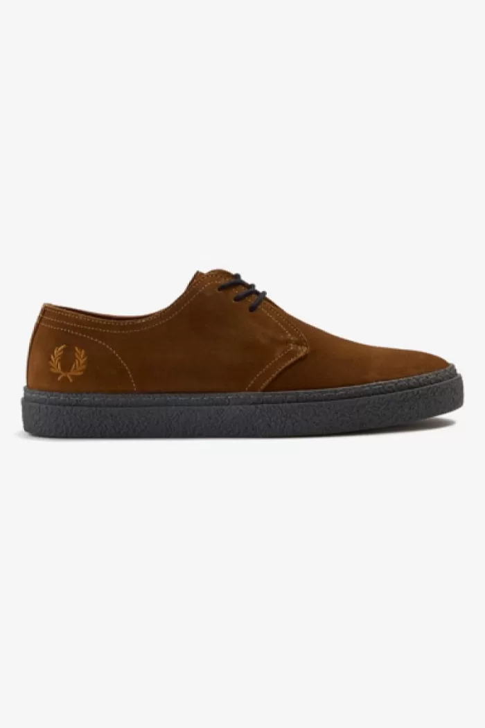 Fred Perry Linden Men’s Plimsolls Red Brown | HAIOJ9837