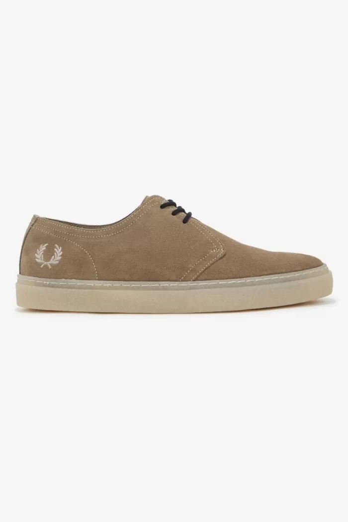 Fred Perry Linden Men’s Plimsolls Warm Grey | WITKM4028