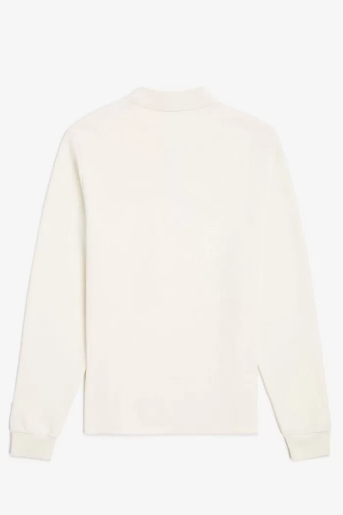 Fred Perry Long Sleeve Loopback Men’s Sweatshirts Beige | BDEOV5671