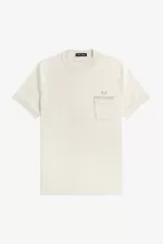 Fred Perry Loopback Jersey Pocket Men’s T-Shirt Beige | SBZQG6372