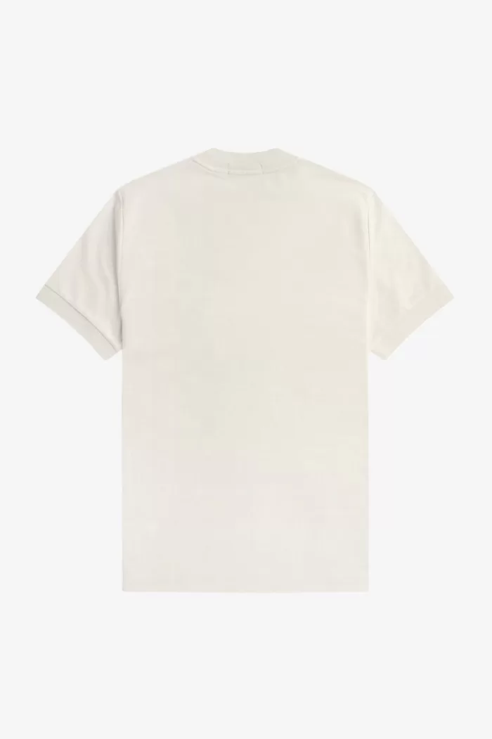 Fred Perry Loopback Jersey Pocket Men’s T-Shirt Beige | SBZQG6372