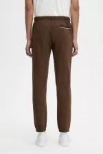 Fred Perry Loopback Sweat Men’s Pants Burnt Tobacco | GHBZR8295