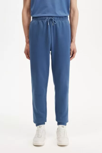 Fred Perry Loopback Sweat Men’s Pants Midnight Blue Light Aqua | SLIVP7258