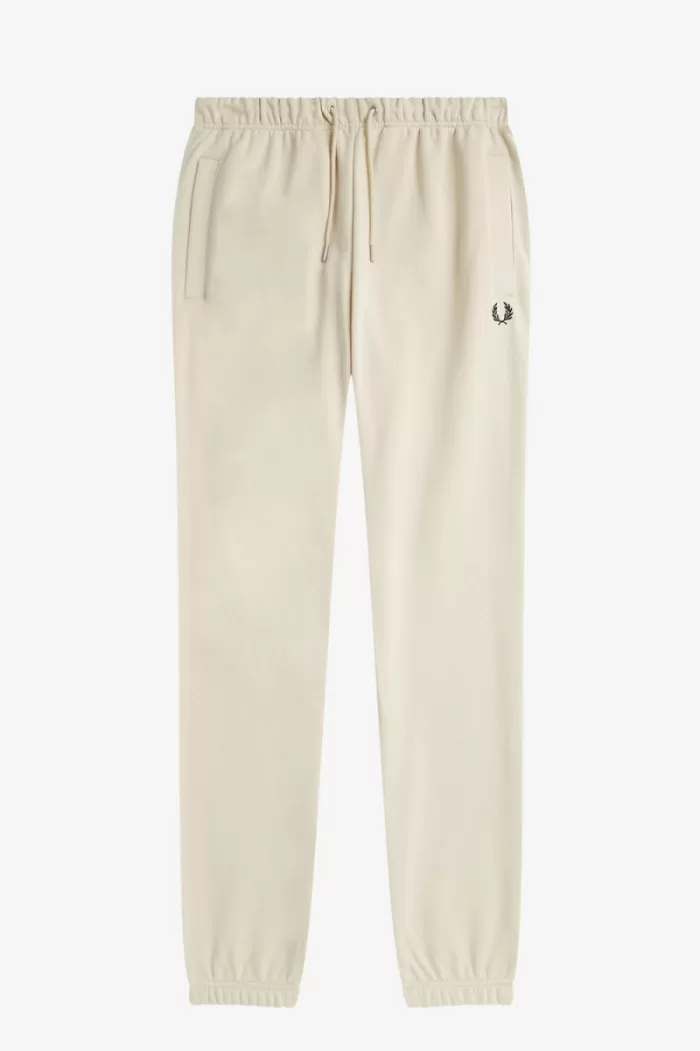 Fred Perry Loopback Sweat Men’s Pants Oatmeal Black | ZQOJW5908