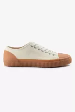 Fred Perry Low Hughes Men’s Plimsolls Beige Light Beige | NBAOW5891