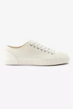 Fred Perry Low Hughes Men’s Plimsolls Ivory Light Beige | WUKOH7201