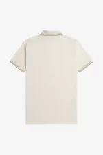 Fred Perry M12 Men’s Shirt Beige Oatmeal Oatmeal | TGUOK2197