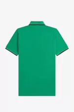 Fred Perry M12 Men’s Shirt Green Field Green Black | RITFL3960