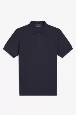 Fred Perry M12 Men’s Shirt Navy Petrol Blue French Navy | YOSFG4298