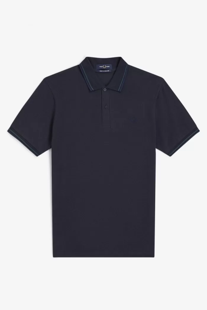 Fred Perry M12 Men’s Shirt Navy Petrol Blue French Navy | YOSFG4298