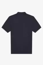 Fred Perry M12 Men’s Shirt Navy Petrol Blue French Navy | YOSFG4298