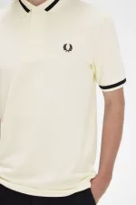 Fred Perry M2 Men’s Shirt Beige Black | KDHQP1743