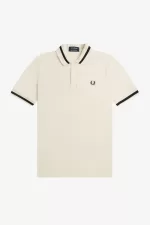 Fred Perry M2 Men’s Shirt Beige Black | KDHQP1743