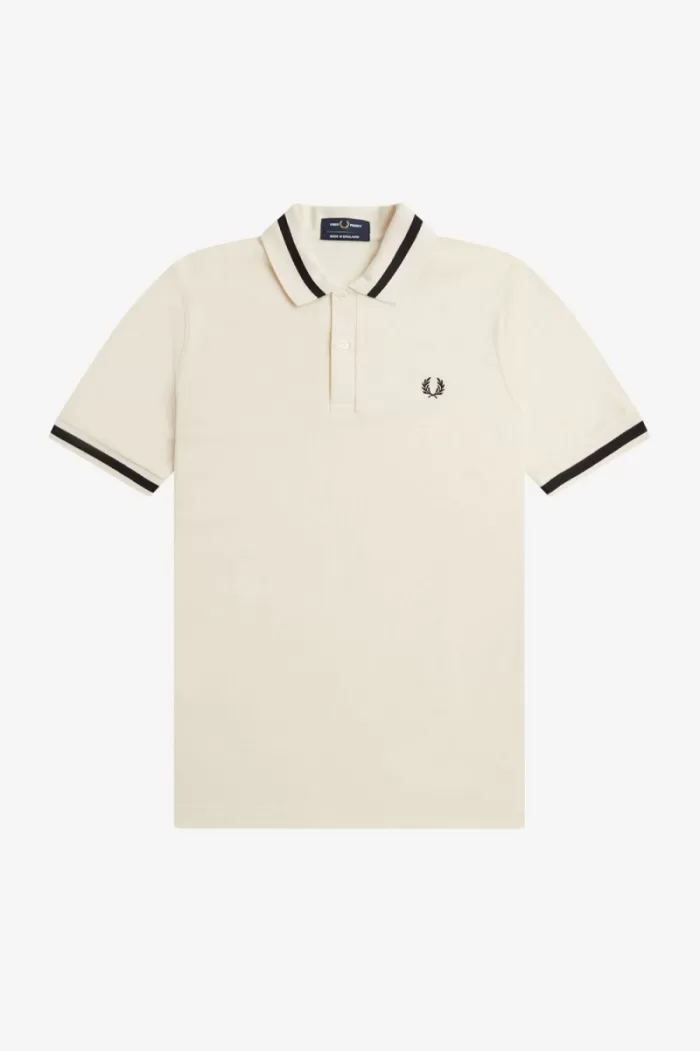 Fred Perry M2 Men’s Shirt Beige Black | KDHQP1743