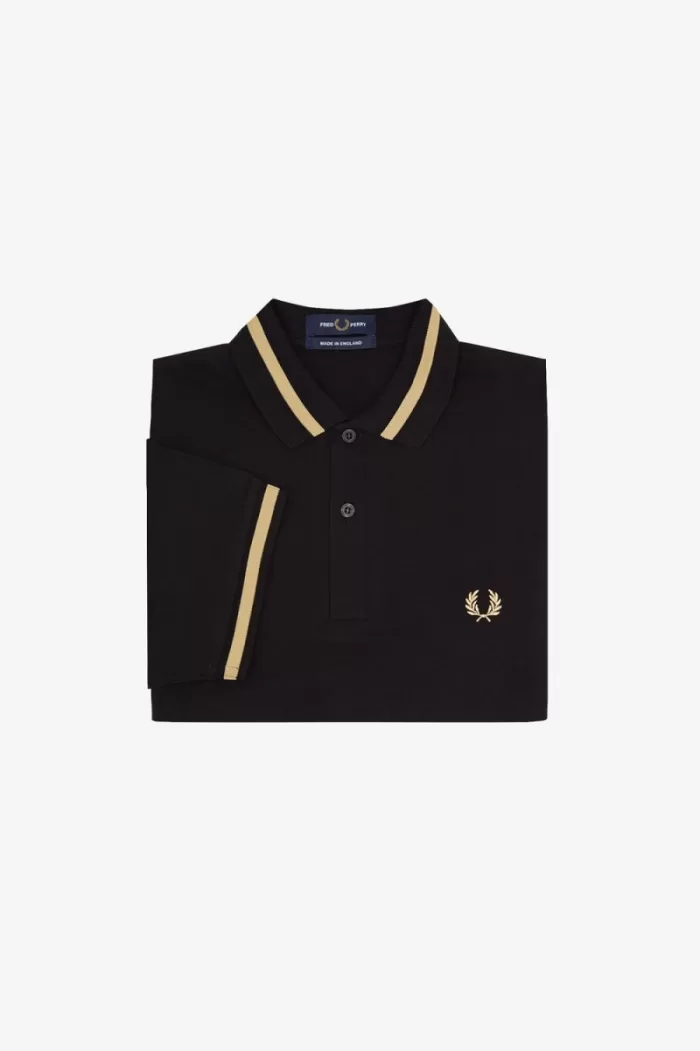 Fred Perry M2 Men’s Shirt Black Champagne | FCIOB6079