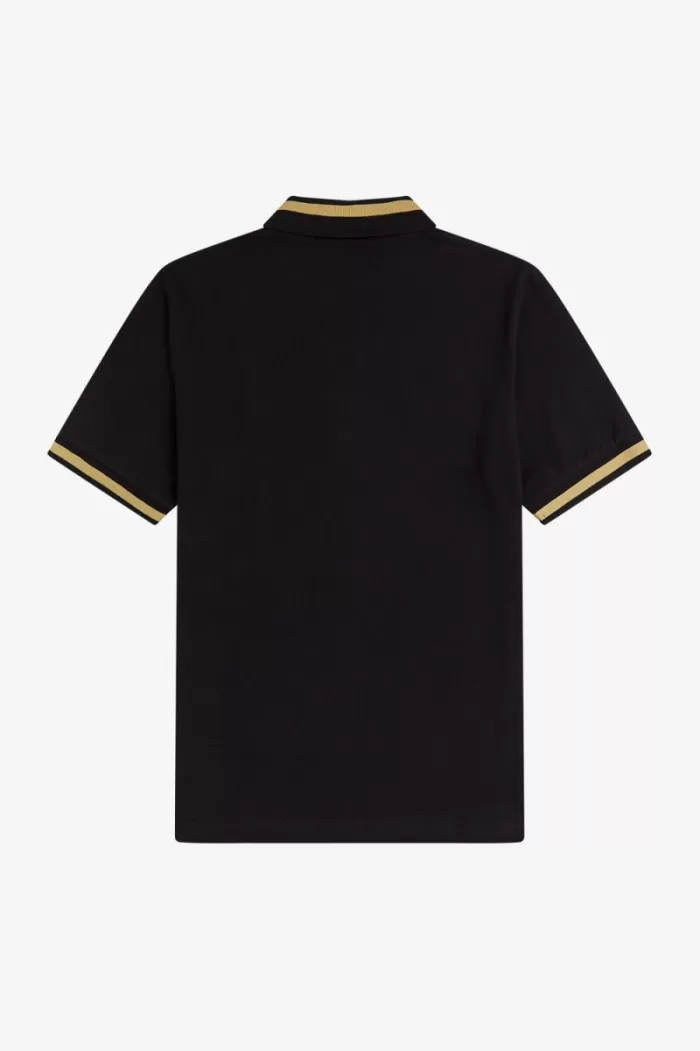 Fred Perry M2 Men’s Shirt Black Champagne | FCIOB6079