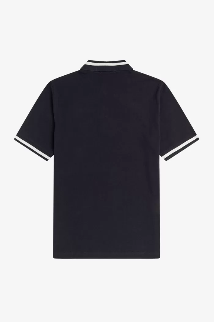 Fred Perry M2 Men’s Shirt Navy Snow White | CVKQH1054