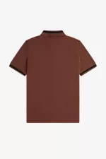 Fred Perry M2 Men’s Shirt Whisky Brown Black | XFVUY6892