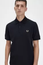 Fred Perry M3 Men’s Shirt Black Champagne | FUVTS2956