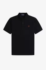 Fred Perry M3 Men’s Shirt Black Whisky Brown | TOJDG3027