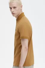 Fred Perry M3 Men’s Shirt Dark Coffee Navy | YUIHW8163