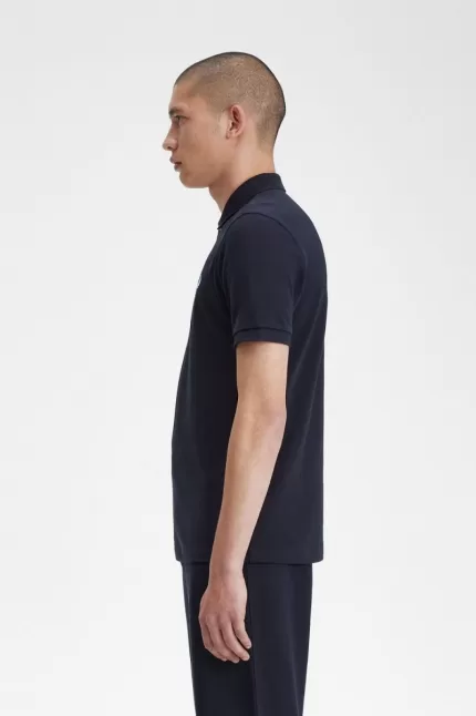 Fred Perry M3 Men’s Shirt Navy Aqua | ZBVHQ2435