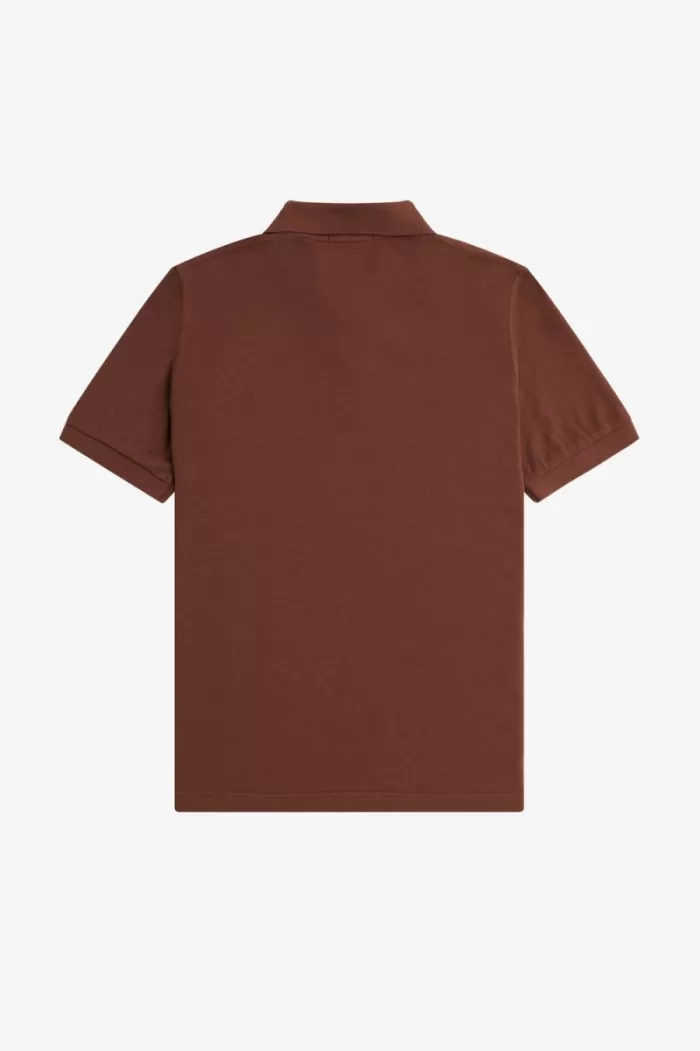 Fred Perry M3 Men’s Shirt Whisky Brown Black | EUCAN1628