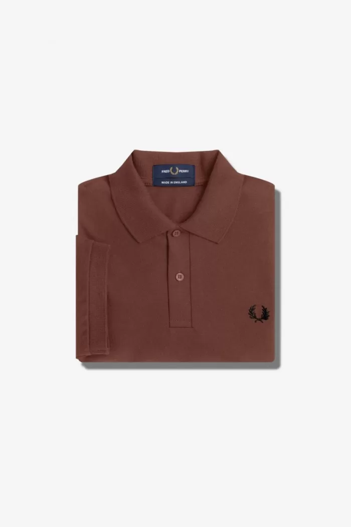 Fred Perry M3 Men’s Shirt Whisky Brown Black | EUCAN1628