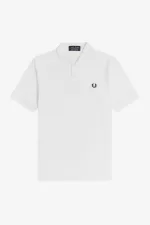 Fred Perry M3 Men’s Shirt White Navy | UKVGN0648