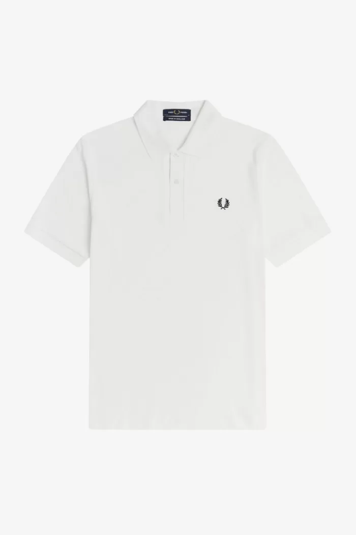 Fred Perry M3 Men’s Shirt White Navy | UKVGN0648