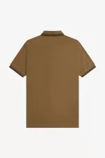 Fred Perry M3600 Men’s Shirt Brown Burnt Tobacco Black | SXJZU2348