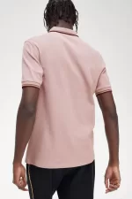 Fred Perry M3600 Men’s Shirt Dusty Rose Pink Brown Oxblood | CJGZV0536