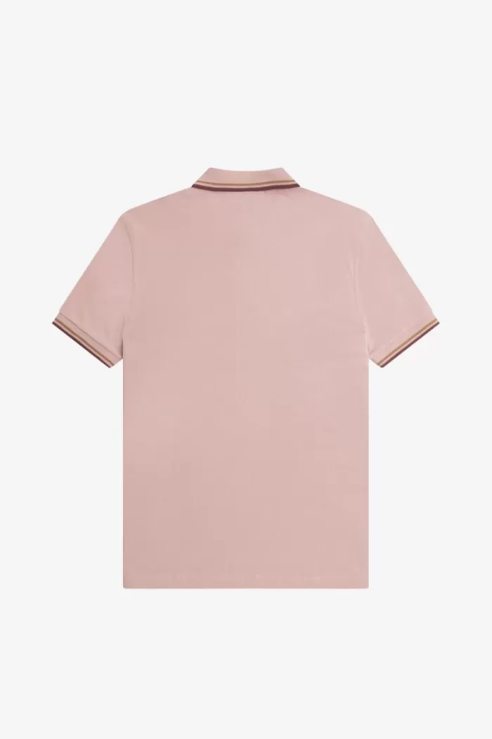 Fred Perry M3600 Men’s Shirt Dusty Rose Pink Brown Oxblood | CJGZV0536