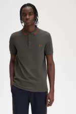 Fred Perry M3600 Men’s Shirt Field Green Brown | PWZIR7149