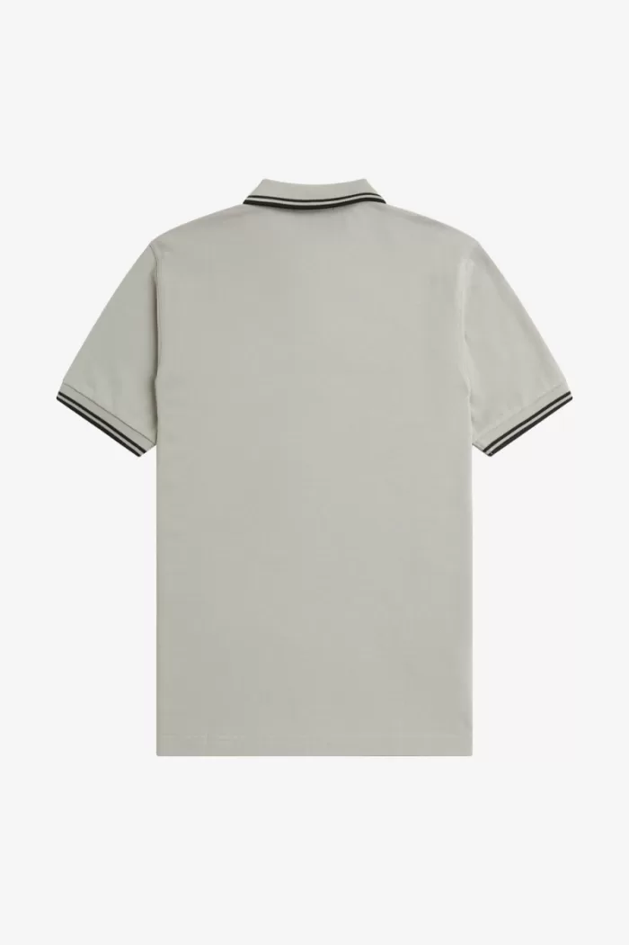 Fred Perry M3600 Men’s Shirt Grey Black | WVSMA9216