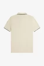 Fred Perry M3600 Men’s Shirt Oatmeal Beige Black | TLUWQ6805