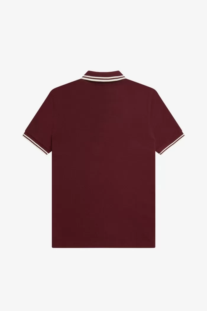 Fred Perry M3600 Men’s Shirt Oxblood Beige | VOLPD9381