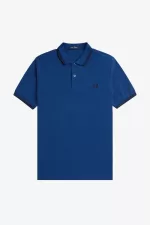 Fred Perry M3600 Men’s Shirt Shaded Cobalt Navy Navy | ORVAQ2497