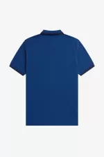 Fred Perry M3600 Men’s Shirt Shaded Cobalt Navy Navy | ORVAQ2497