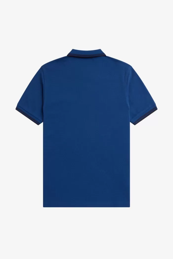 Fred Perry M3600 Men’s Shirt Shaded Cobalt Navy Navy | ORVAQ2497