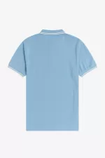 Fred Perry M3600 Men’s Shirt Sky Blue Snow White | TDYCR7365