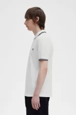 Fred Perry M3600 Men’s Shirt White Black | TWZIS8915