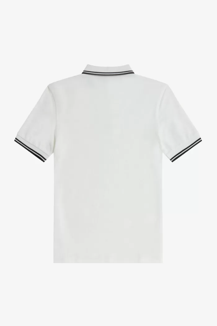 Fred Perry M3600 Men’s Shirt White Black | TWZIS8915