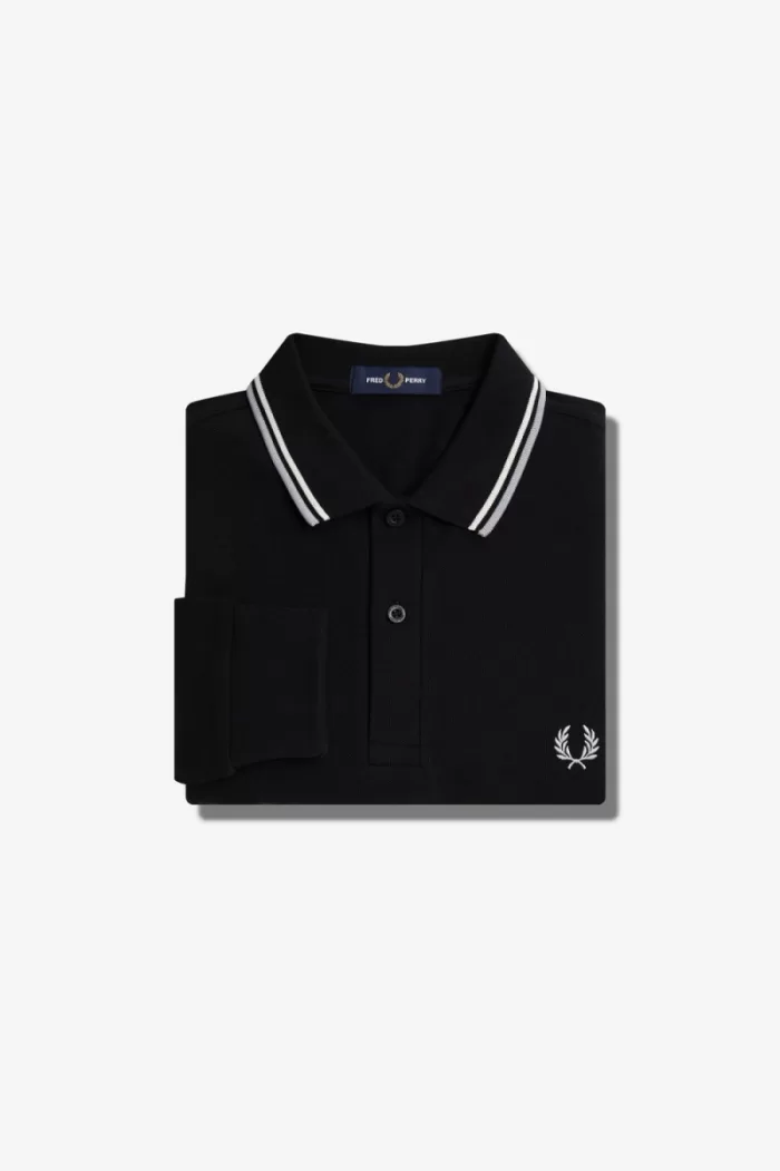 Fred Perry M3636 Men’s Shirt Black Beige Limestone | QIZCF1926