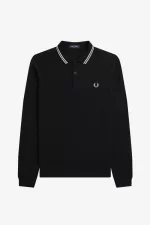 Fred Perry M3636 Men’s Shirt Black Beige Limestone | QIZCF1926