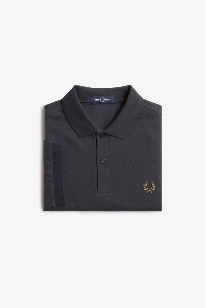 Fred Perry M6000 Men’s Shirt Anchor Grey Dark Coffee | OUDXR3652