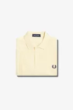 Fred Perry M6000 Men’s Shirt Aqua Cream French Navy | ASRHL7105