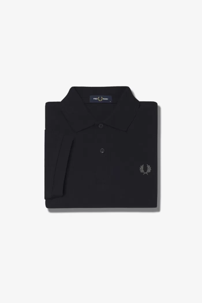 Fred Perry M6000 Men’s Shirt Black Chrome | YODAG5928