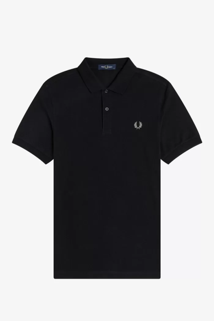 Fred Perry M6000 Men’s Shirt Black Chrome | YODAG5928