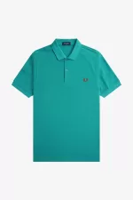 Fred Perry M6000 Men’s Shirt Deep Mint Whisky Brown | LIKFX8514